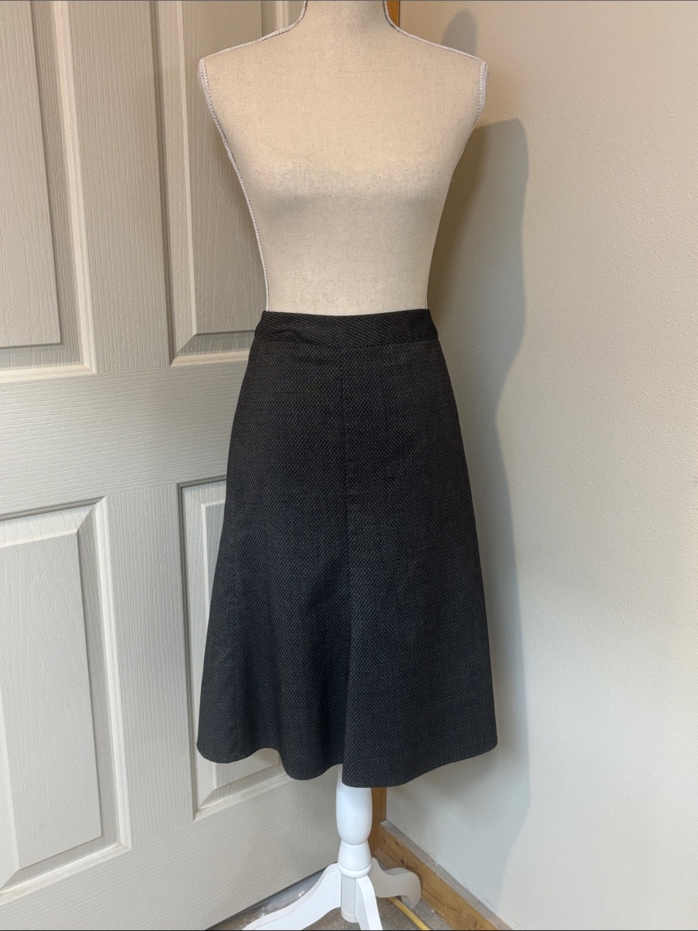 Lane Bryant Dark Gray A-Line Skirt